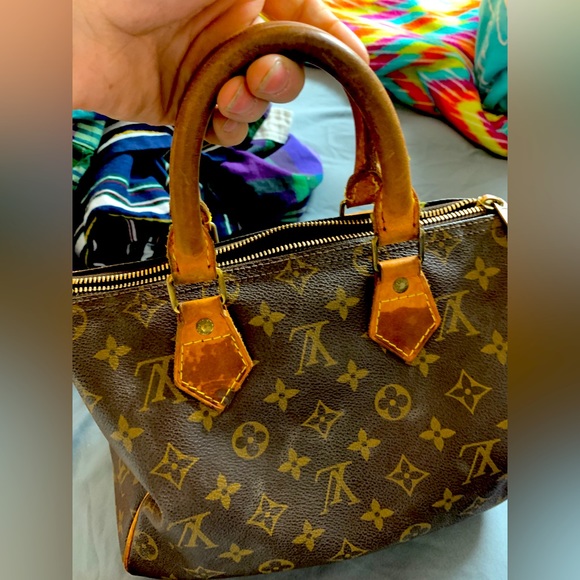Louis Vuitton Speedy brown handbag real and genuine - Picture 3 of 11